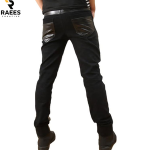 Mejor Precio, Pantalones de Lona y Cuero Casuales para Hombre, 100% Genuinos, Corte Recto, Cintura Media, Alta Calidad, Color Personalizado, Resistentes y Transpirables - Product Image 2