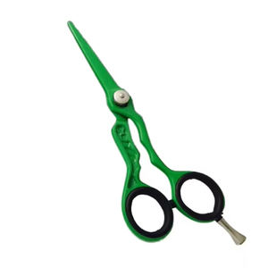 Ciseaux de barbier à lame affûtée, manche en caoutchouc et acier inoxydable, ciseaux professionnels pour couper les cheveux, outil de coiffure pour salon de coiffure - Product Image 4