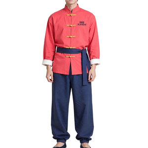 Uniforme Tradicional de Artes Marciales Kung Fu, 100% Algodón, Ligero y Transpirable, Conjunto de Ropa de Entrenamiento para Hombres y Mujeres, Uso en Exteriores - Product Image 1