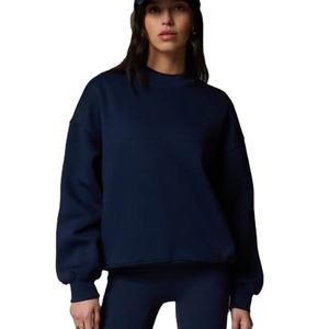 Pull molletonné oversize à col montant pour femme – Hiver, décontracté, coupe ample, streetwear, personnalisable sur le devant, doux, chaud et confortable pour le quotidien - Product Image 1