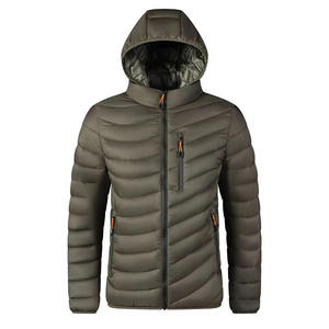 Bulk Blank Winter Hooded Jacket Men Custom Logo Waterproof Puffer <b>Coat</b> Wholesale Thermal Insulated Men <b>Bubble</b> Padded Jackets - Product Image 3