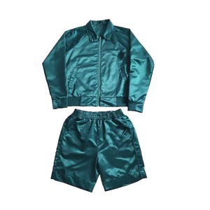 2026 New Arrival Stylish Color Block Zip up <b>Wind</b> <b>Breaker</b> Custom Men Windbreaker Short Set Tracksuits for Sport - Product Image 2