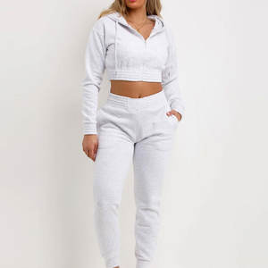Ensemble de survêtement vintage personnalisable pour femme, 2 pièces, avec sweat à capuche zippé et pantalon de jogging oversize délavé à l'acide - Product Image 4