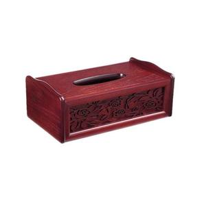 Engraved Wooden Tissue Box Holder For Homes Office & Car Use Trending Napkin Box Dispenser For <b>Aesthetic</b> Homedecor Accessory - Product Image 1