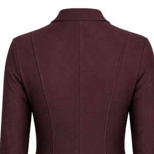 <b>Burgundy</b> Equestrian <b>Jacket</b> for <b>Women</b> Slim Fit Riding Blazer Professional Horse Riding Competition Coat Custom Wholesale Apparel - Product Image 4