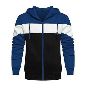 Sweat à capuche zippé épais pour homme en polaire, personnalisable, à épaules tombantes, sans cordons, coupe oversize lourde - Product Image 1