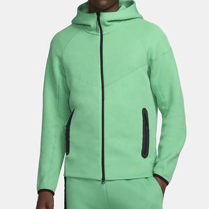 ODM/OEM, venta al por mayor, sudaderas con capucha de tamaño PULS para hombre, sudadera con cremallera y logotipo de impresión personalizado para hombre y mujer, nuevo diseño 2024 - Product Image 1