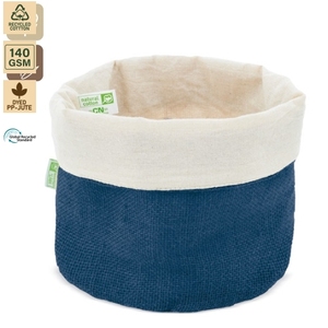 225 GSM Recycled Cotton <b>Storage</b> <b>Laundry</b> Bag Home <b>Storage</b> 24x20 cm Flat Custom Logo Wholesale OEM Bulk Order Model ANKJ035-DYED-R - Product Image 2