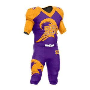 High Quality Low Price Wholesale American Football Uniform Made Of 100% Polyester American Football Uniform - Product Image 5