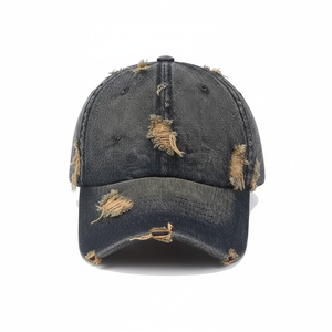 Gorra de Béisbol Premium Impermeable para Exteriores, de Algodón Desgastado, con Bordado 3D Personalizado, Hebilla de Plástico, Estilo Vintage - Product Image 5