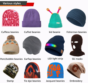 Gorro de mohair de alta calidad, tejido jacquard, sin puños, con bordado personalizado, estilo Y2K, para invierno. - Product Image 6