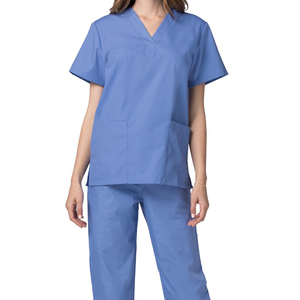 HRM HRM-2303 Ensembles de blouses médicales en satin de soie sans couture, unisexe, pour usage hospitalier - Product Image 2