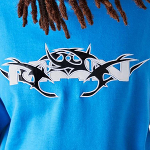 ชุดวอร์มผ้าฝ้ายหนาน้ำหนักมากสำหรับผู้ชาย แบบสั่งทำพิเศษ พร้อมลายปัก/ซับลิเมชั่น ชุดจ็อกเกอร์ทรงขาบาน สำหรับใส่ออกกำลังกาย - Product Image 2