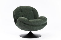 Fauteuil pivotant moderne en velours 360° °   Fauteuil inclinable pivotant et basculant pour salon et mobilier de maison