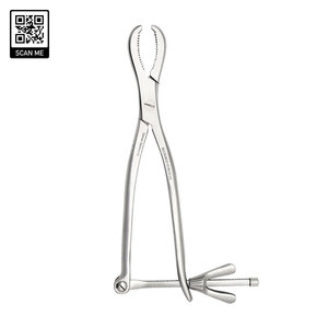 คีมจับกระดูกแบบแมนนวลคุณภาพสูง Hey Groves สำหรับการผ่าตัด ลดแรงกด ใช้ซ้ำได้ ฆ่าเชื้อได้ ผลิตจากสแตนเลสสตีล สำหรับศัลยกรรมกระดูก - Product Image 1