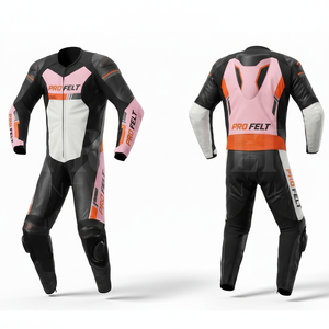 ชุดแข่งรถมอเตอร์ไซค์หนังแท้ คุณภาพสูง พร้อมอุปกรณ์ป้องกันมาตรฐาน CE ระบายอากาศได้ดี สำหรับผู้ชาย - Product Image 6