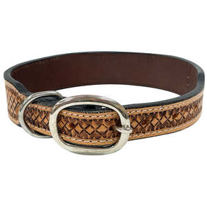 Nouveau Collier pour Chien en Cuir de Vachette Personnalisé Peint à la Main, Motif Animalier Style Western, Vente en Gros, Fabricant Indien de Premier Plan - Product Image 2