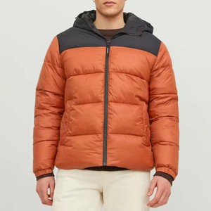 2024 ODM Men's Best Selling <b>Camouflage</b> Pattern Winter Puffer Jacket New Arrival Stand Collar Waterproof Long Sleeve High Street - Product Image 4