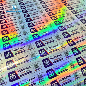 Etiqueta Holográfica Ovalada de Material PET con Impresión UV, Diseño Personalizado, Etiqueta de Seguridad Holográfica a Prueba de Manipulación e Impermeable - Product Image 5