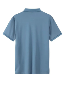 เสื้อโปโลผู้ชายสไตล์สมาร์ทแคชชวล ระบายอากาศได้ดี นุ่มสบาย เหมาะสำหรับธุรกิจ ออฟฟิศ กอล์ฟ รับปักลายตามสั่ง ผลิตแบบ OEM ODM ขายส่ง - Product Image 3