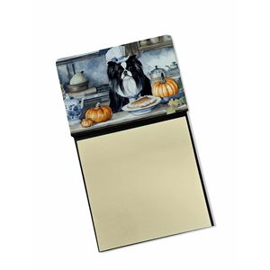 Citrouilles de cuisine japonaises d'automne de menton blocs-notes auto-adhésifs nouveau distributeur rechargeable avec porte-carte mémo accessoires de bureau vierges - Product Image 1