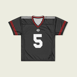 <b>Classy</b> Wholesale Oversized Unisex Streetwear American Football Jersey 100% Polyester <b>Top</b> Custom Number OEM Manufacturer - Product Image 5