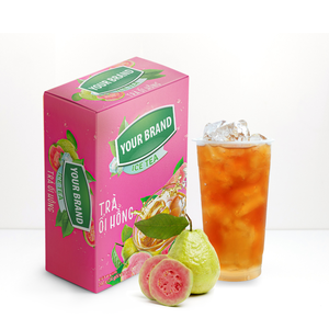 ถุงดีบุกใส่ชาผลไม้ผลไม้ผงสกัดฝรั่งผลเครื่องดื่มสำเร็จรูปสีชมพูใช้400gr จากเวียดนาม - Product Image 3