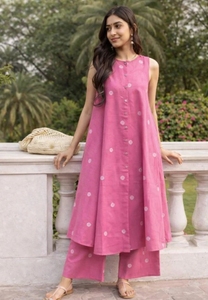 Salwar Kameez de Viscosa para Mujer KV, Ropa de Fiesta, Sin Arrugas, Secado Rápido - Product Image 6