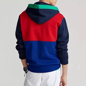 Hoodie à double capuche style urbain, coupe oversize, streetwear premium, chaud pour l'hiver, en coton, pour hommes et femmes, fournisseur - Product Image 5