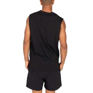 Camiseta personalizada para gimnasio, ropa deportiva, gimnasio, músculo, cuello redondo, algodón, Spandex, camiseta sin mangas para hombres, camisetas sin mangas de talla grande para hombres - Product Image 2