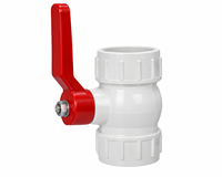 Robinet à bille en PVC de 4 pouces avec raccord à sertir pour irrigation
