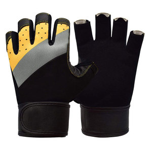 Wholesale Cheap Custom made Gym Fitness Finger less <b>Weight</b> Lifting <b>Gloves</b> Training Power Lifting Weighted Workout Sports <b>Glove</b> - Product Image 1