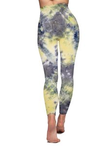 New Arrivals Women Scrunch Butt Yoga Leggings High Gym Waisted PrintedTie Dye Workout Stretchy Leggings Custom Logo Yoga Pants - Product Image 2
