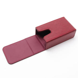 Leather <b>Poker</b> Card Deck Storage Box Magnetic Trading Card Holder Case for Tabletop Games and Collectors/Card Deck Box - Product Image 3