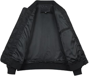 Chaqueta Bomber de Invierno para Hombre, Moderna, Ecológica, Transpirable, de Alta Calidad, con Cuello Alto, Abrigo Cálido Estilo Aviador, Precio de Fábrica al por Mayor - Product Image 5