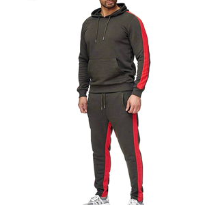 Conjunto Deportivo de Invierno 2026 para Hombre, 2 Piezas, Sudadera con Capucha + Pantalones con Cordón, Ropa Deportiva Transpirable ODM - Product Image 2