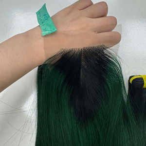 ผมต่อผมตรงสีเขียวออมเบรสีธรรมชาติเวียดนาม - Product Image 2