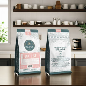 Sac de 0,25 kg en gros – Boissons savoureuses – Café moulu torréfié moyen Dalakon Da Lat – Café Arabica premium aromatisé Bourbon - Product Image 5