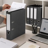 Carpeta Archivadora A4 con Logotipo Personalizado, 75 mm, PP Laminado, Cartón Resistente, 2 Anillas, para Archivo de Documentos de Oficina y Escuela, OEM