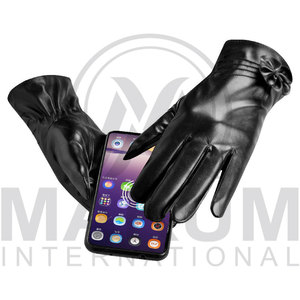 Gants de toilette en cuir personnalisés de haute qualité à prix très bas - Product Image 5