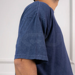 T-shirt en tricot délavé style streetwear moderne pour homme – Doux, tendance, confortable, respirant, séchage rapide, idéal au quotidien - Product Image 6
