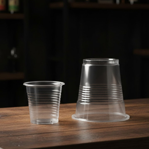 Gobelets en plastique PP écologiques jetables du Vietnam, à paroi simple, 95 mm, 16/20/24 oz, avec couvercles, pour café et boissons froides - Product Image 1