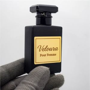 Custom Golden Foil Perfume <b>Label</b> Stickers Waterproof UV Printed Aluminum Foil Luxury <b>Packaging</b> <b>Labels</b> for Cosmetics & Branding - Product Image 4