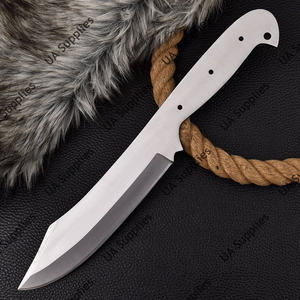 ใบมีดเปล่าสำหรับทำมีดสกินเนอร์แบบสั่งทำพิเศษ OEM ปลายหยดน้ำ ขัดเงาเต็มใบ แข็งระดับ 58 HRC ผลิตจากเหล็กคาร์บอน 1095 สำหรับกิจกรรมกลางแจ้ง ตั้งแคมป์ ล่าสัตว์ - Product Image 4