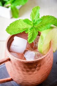 Copper mule serving mug <b>set</b> for refined artistic drink culture hammered finish metal cups durable reusable kitchen mugs - Product Image 1