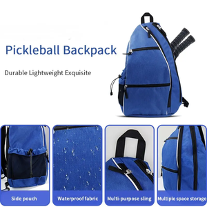 Sac de transport étanche pour pickleball – Sac de raquette en nylon pour tennis et tennis de table avec logo personnalisé - Product Image 4