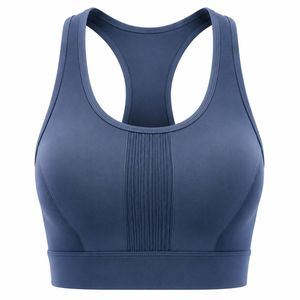 HMA SPORTS APPAREL Soutien-gorge de sport dos nageur pour femme, vert uni, sans couture, maintien élevé, respirant, écologique, séchage rapide, col en U - Product Image 4