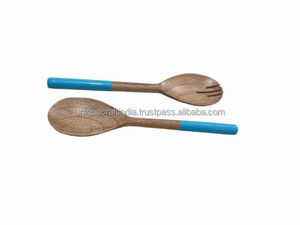 Juego de Cucharas Pequeñas de Bambú con Forma Personalizada, Ecológicas, Hechas a Mano, Utensilios de Cocina, Cucharas para Postre, Bodas, India - Product Image 2