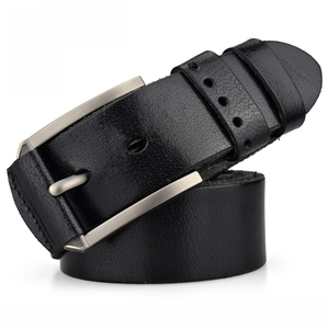 Cinturón de Cuero Genuino Personalizado OEM – Hebilla de Aleación Resistente, Correa de Cintura Casual y Moderna para Boutique y Venta al por Menor - Product Image 6