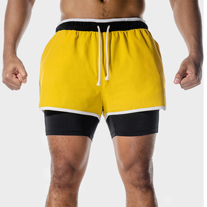 Pantalones Cortos Deportivos Personalizados de Secado Rápido y Transpirables con Cordón Ajustable, Impresión por Transferencia de Calor, 8 Pulgadas de Entrepierna, de Lona, para Hombre - Product Image 5